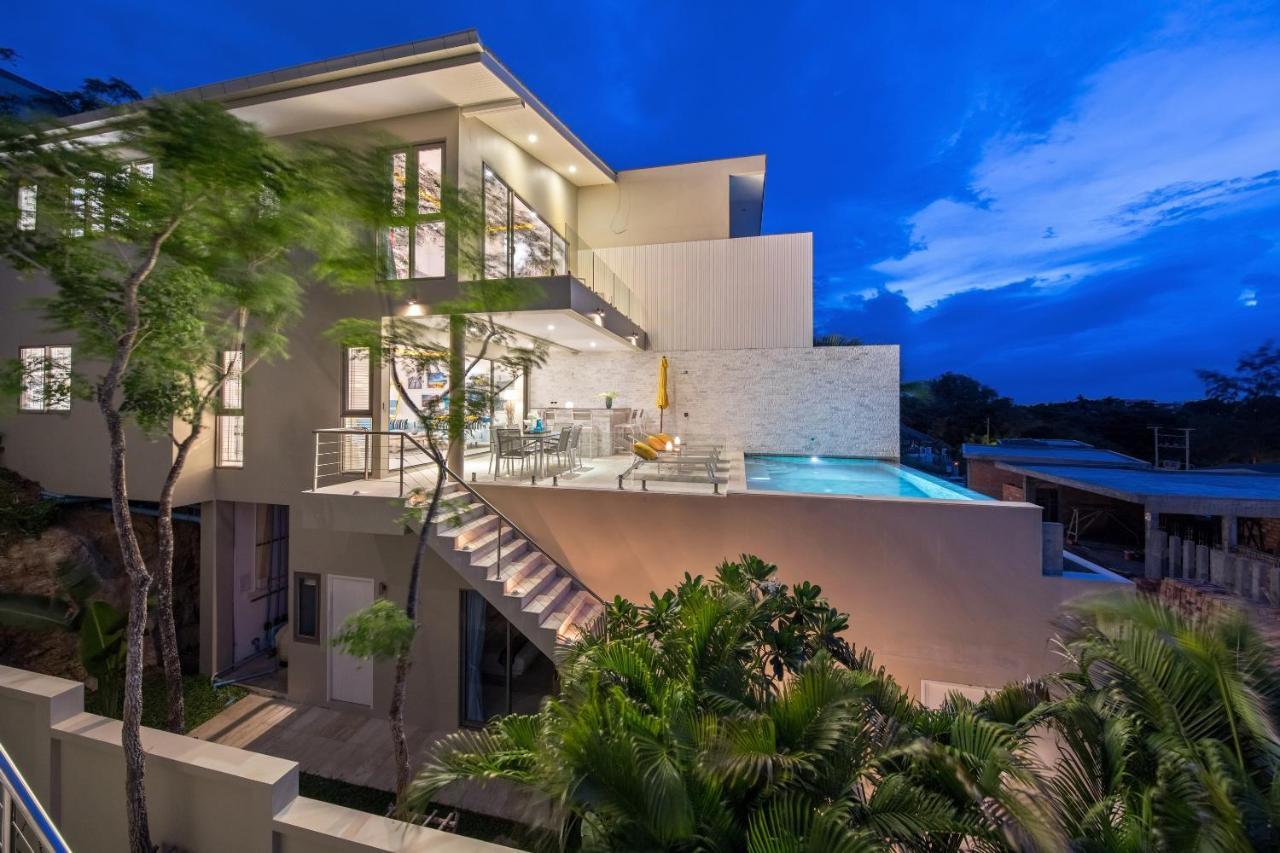 Beachside Villa - B18 - At Bayside Luxury Villas Samrong Bay Beach, 4 Bed 5 Bath, Sea & Sunset Views, Only 200M Walk To The Beach Choeng Mon Экстерьер фото