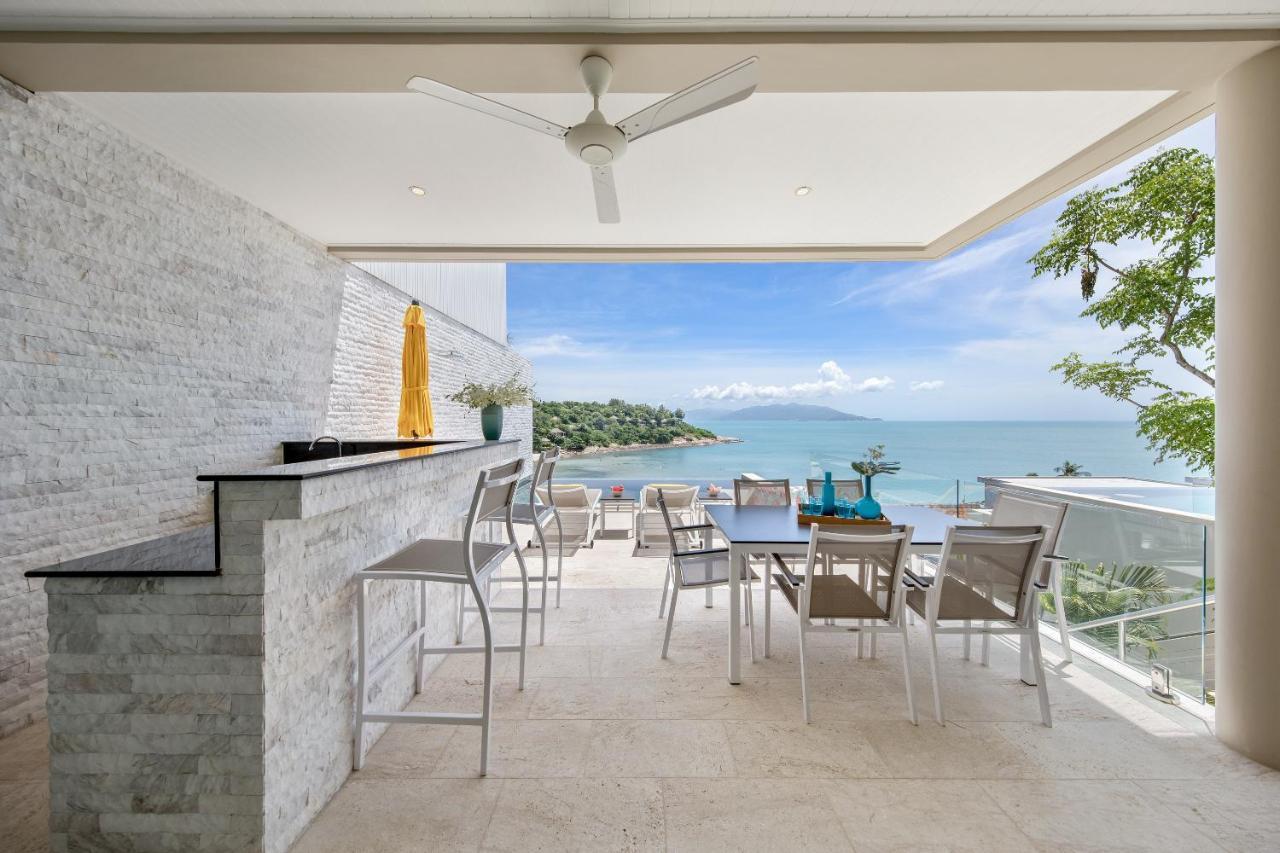 Beachside Villa - B18 - At Bayside Luxury Villas Samrong Bay Beach, 4 Bed 5 Bath, Sea & Sunset Views, Only 200M Walk To The Beach Choeng Mon Экстерьер фото